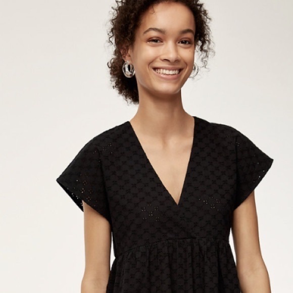 Aritzia Wilfred Black ‘Misha’ Babydoll Dress - Picture 5 of 5